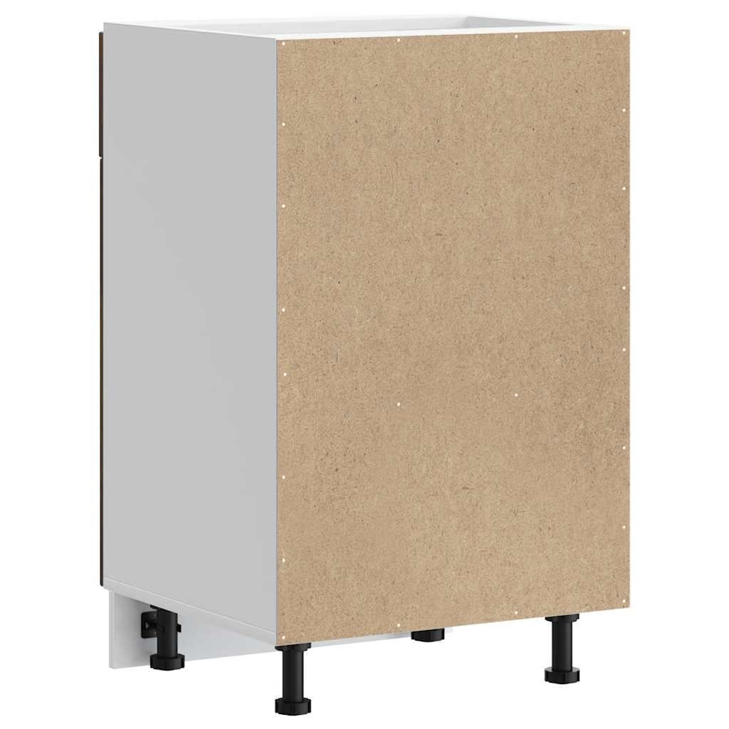 Base da Cucina Kalmar Rovere Fumo in Legno Multistrato - homemem39