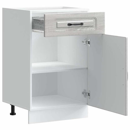 Base da Cucina Kalmar Grigio Sonoma in Legno Multistrato - homemem39