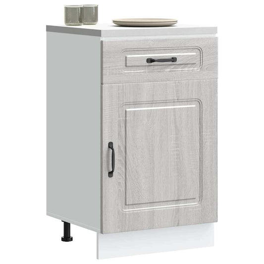 Base da Cucina Kalmar Grigio Sonoma in Legno Multistrato - homemem39