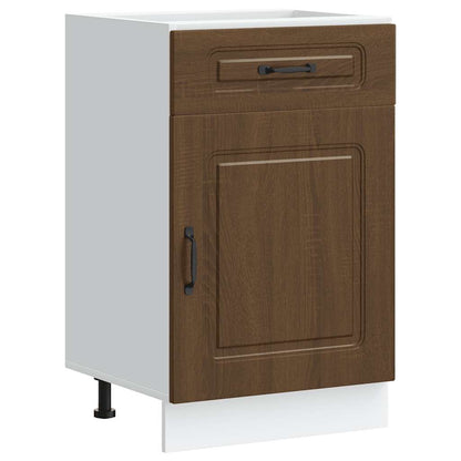 Base da Cucina Kalmar Rovere Marrone in Legno Multistrato - homemem39
