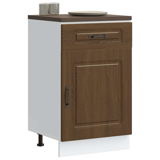 Base da Cucina Kalmar Rovere Marrone in Legno Multistrato - homemem39