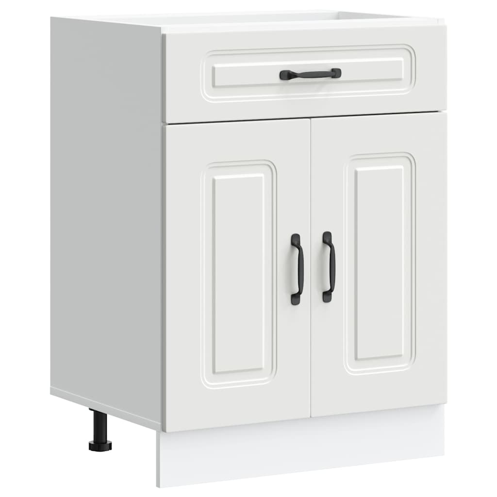 Base da Cucina Kalmar Bianco in Legno Multistrato | homemem39
