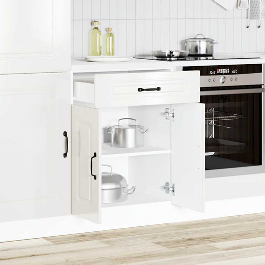 Base da Cucina Kalmar Bianco Lucido in Legno Multistrato - homemem39