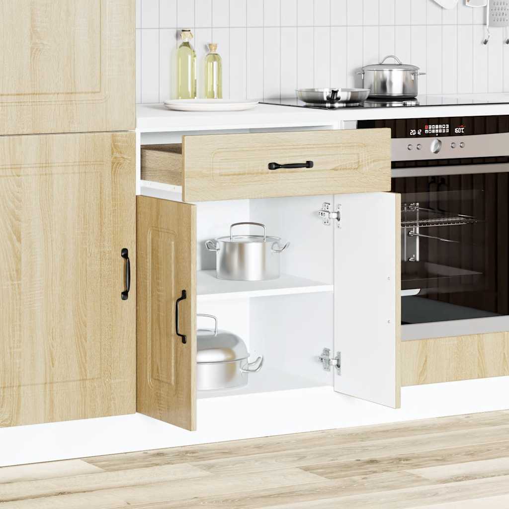 Base da Cucina Kalmar Rovere Sonoma in Legno Multistrato - homemem39