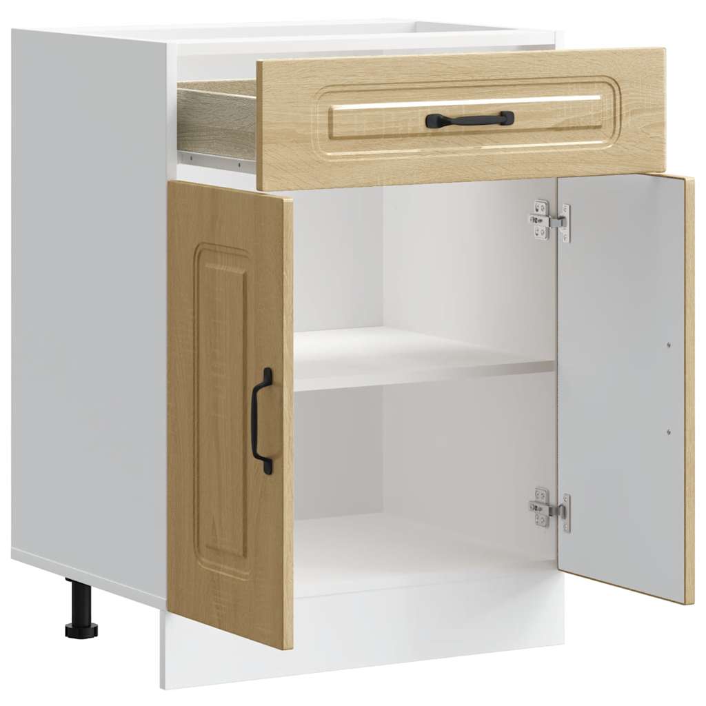 Base da Cucina Kalmar Rovere Sonoma in Legno Multistrato - homemem39