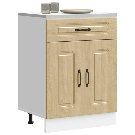 Base da Cucina Kalmar Rovere Sonoma in Legno Multistrato | homemem39