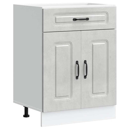 Base da Cucina Kalmar Grigio Cemento in Legno Multistrato - homemem39