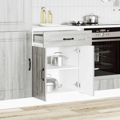 Base da Cucina Kalmar Grigio Sonoma in Legno Multistrato - homemem39