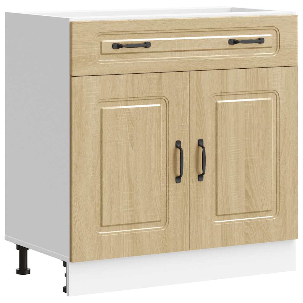 Base da Cucina Kalmar Rovere Sonoma in Legno Multistrato | homemem39