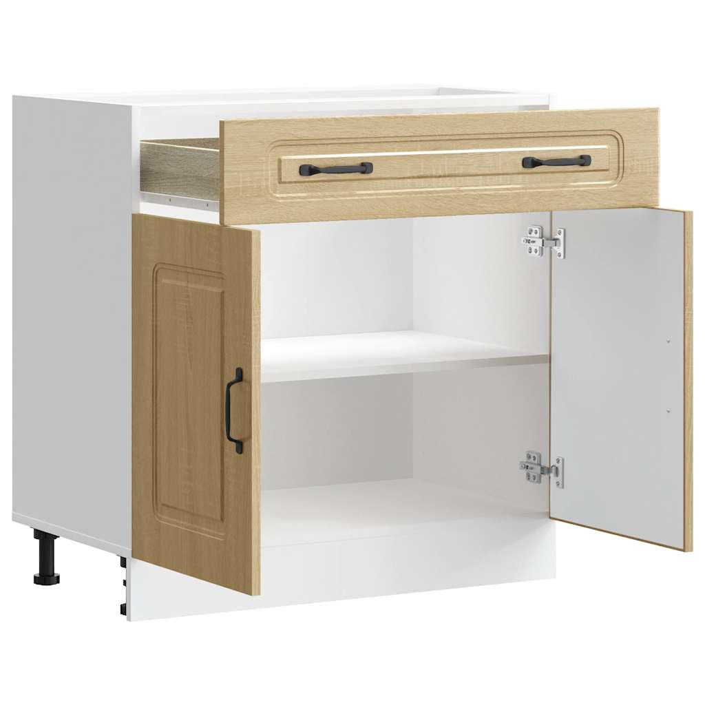 Base da Cucina Kalmar Rovere Sonoma in Legno Multistrato - homemem39