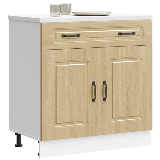 Base da Cucina Kalmar Rovere Sonoma in Legno Multistrato - homemem39
