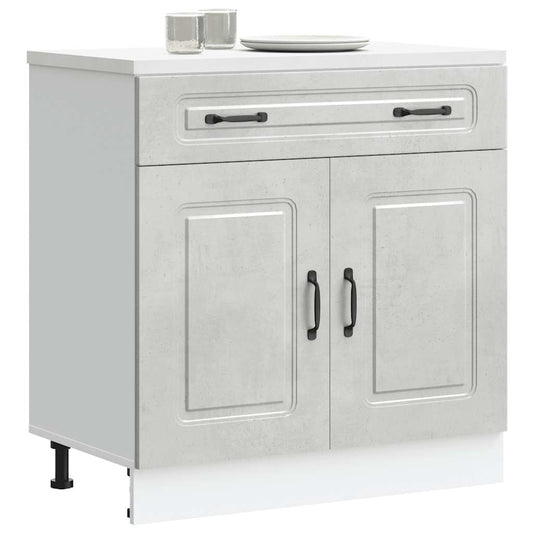 Base da Cucina Kalmar Grigio Cemento in Legno Multistrato - homemem39