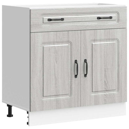 Base da Cucina Kalmar Grigio Sonoma in Legno Multistrato | homemem39
