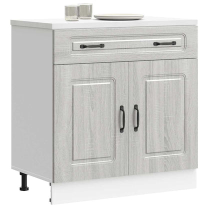 Base da Cucina Kalmar Grigio Sonoma in Legno Multistrato - homemem39