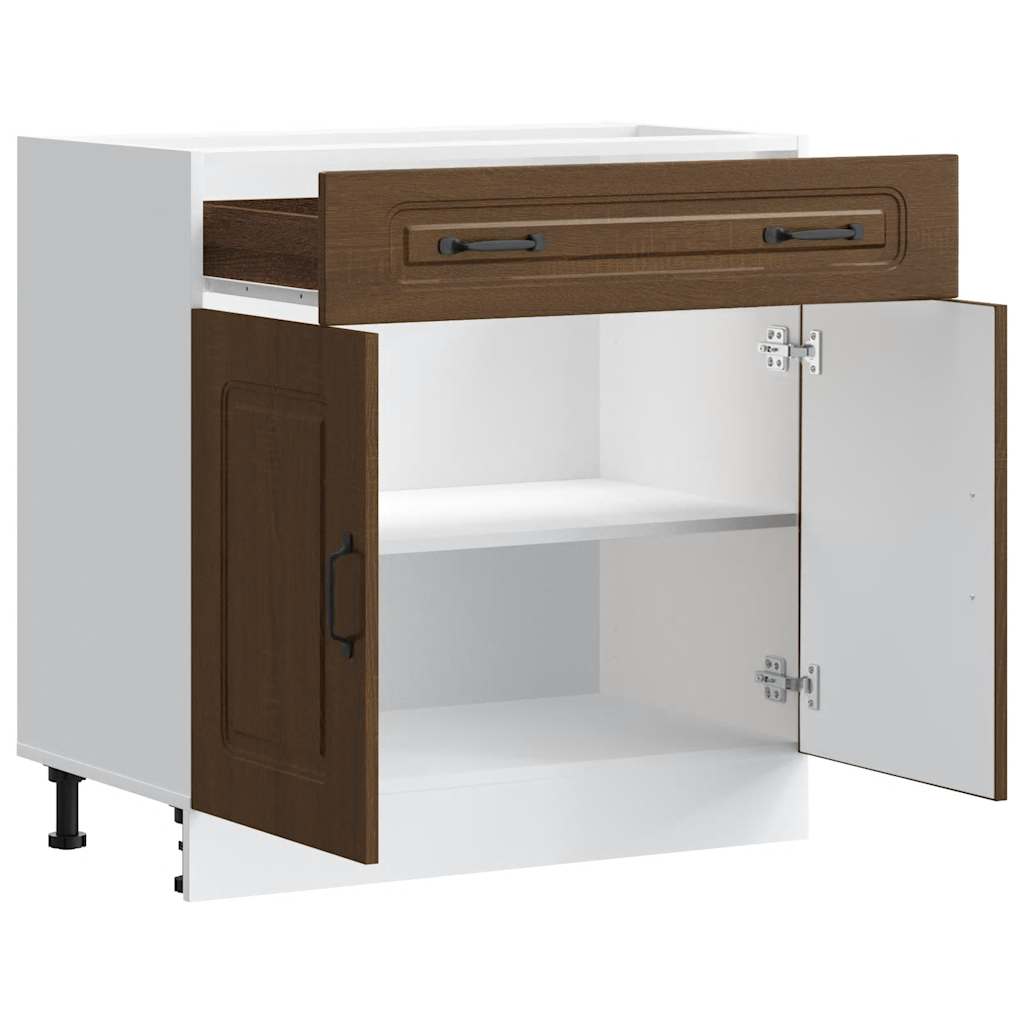 Base da Cucina Kalmar Rovere Marrone in Legno Multistrato | homemem39