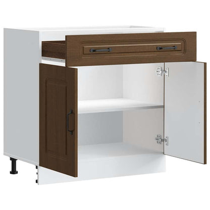 Base da Cucina Kalmar Rovere Marrone in Legno Multistrato | homemem39