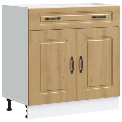 Base da Cucina Kalmar Rovere Artigianale in Legno Multistrato - homemem39