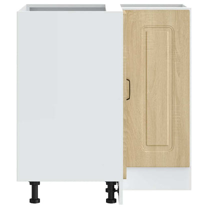 Base Angolare da Cucina Kalmar Rovere Sonoma Legno Multistrato | homemem39