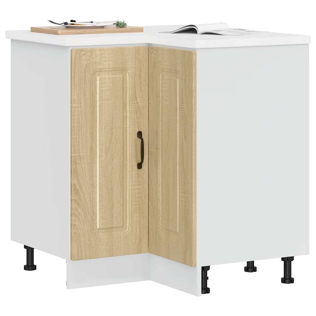 Base Angolare da Cucina Kalmar Rovere Sonoma Legno Multistrato