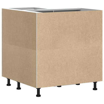 Mobile Base ad Angolo Cucina Kalmar Grigio Sonoma in Truciolato | homemem39