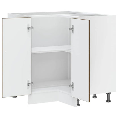 Mobile Base ad Angolo Cucina Kalmar Rovere Marrone Truciolato | homemem39
