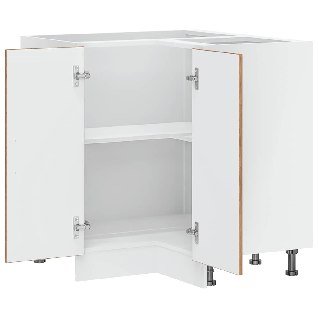 Mobile Base ad Angolo Cucina Kalmar Legno Vecchio in Truciolato | homemem39