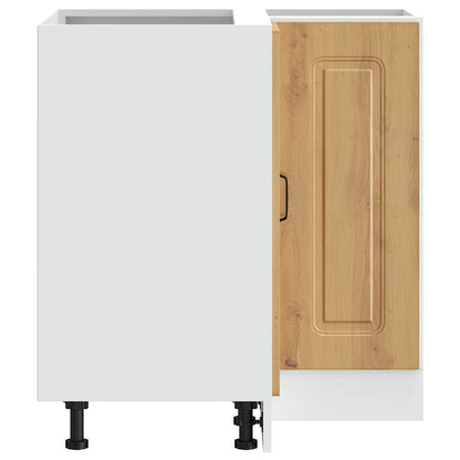 Mobile Base ad Angolo Cucina Kalmar Rovere Artigianale | homemem39