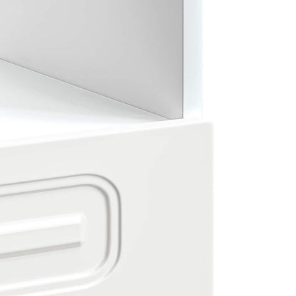 Armadio per Forno Kalmar Bianco Lucido in Legno Multistrato
