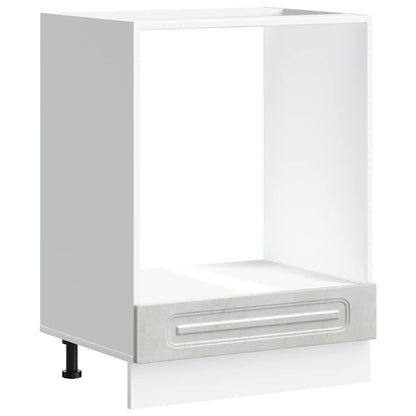 Armadio per Forno Kalmar Grigio Cemento in Legno Multistrato | homemem39