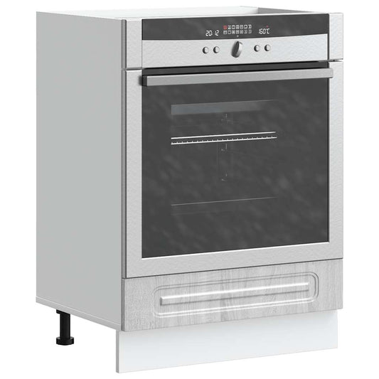 Armadio Forno Kalmar Grigio Sonoma Legno Multistrato - homemem39