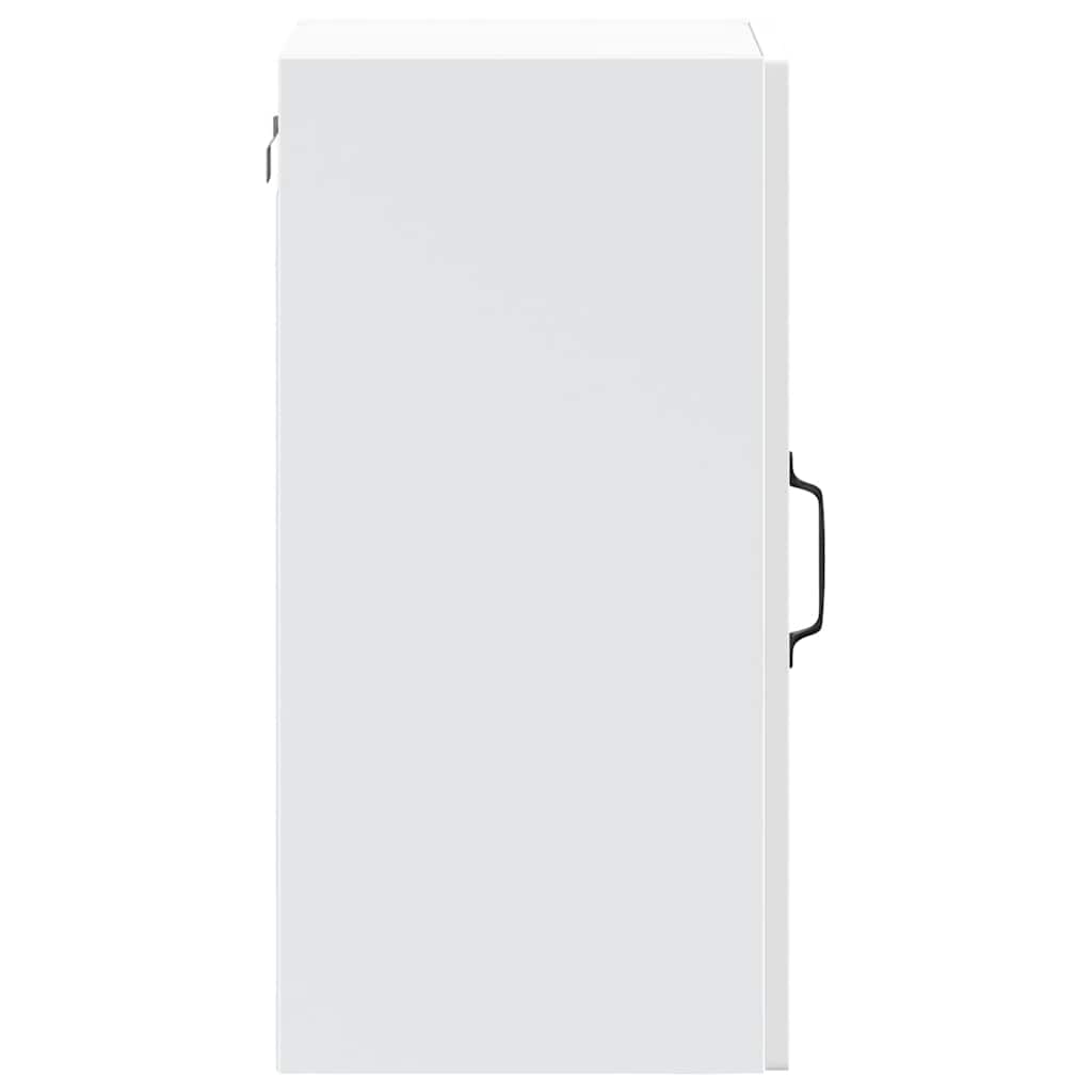 Pensile da Cucina con Porta in Vetro Kalmar Bianco Truciolato | homemem39