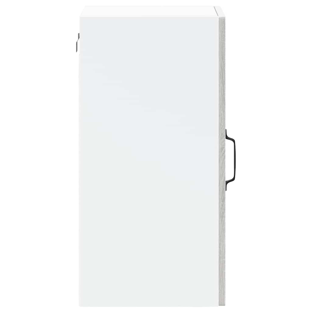 Pensile da Cucina con Porta in Vetro Kalmar Grigio Sonoma - homemem39