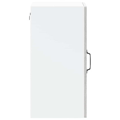 Pensile da Cucina con Porta in Vetro Kalmar Grigio Sonoma - homemem39