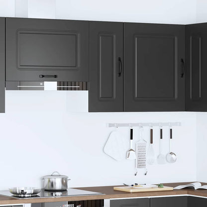 Pensile da Cucina Kalmar Nero in Legno Multistrato - homemem39