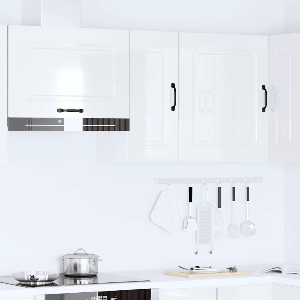 Base da Cucina Kalmar Bianco Lucido in Legno Multistrato | homemem39