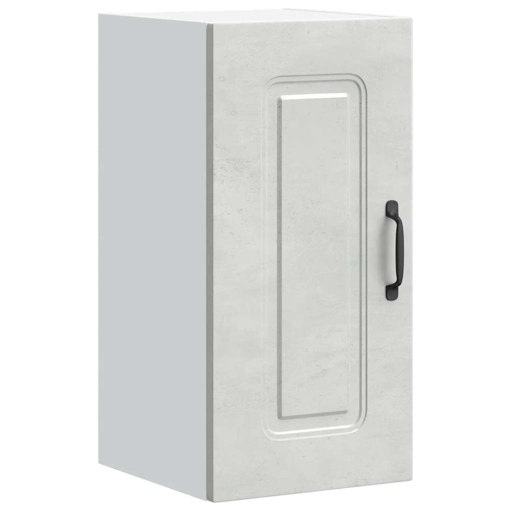 Pensile da Cucina Kalmar Grigio Cemento in Legno Multistrato | homemem39