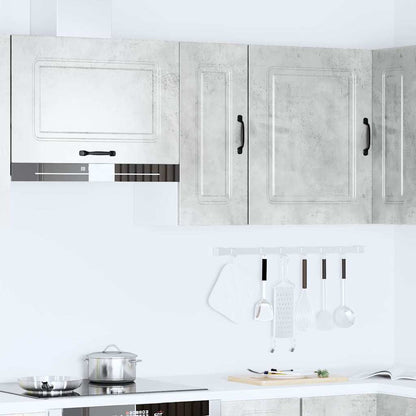 Pensile da Cucina Kalmar Grigio Cemento in Legno Multistrato | homemem39