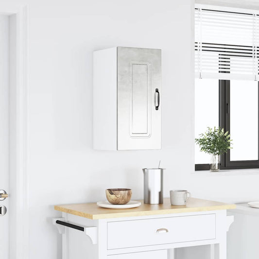 Pensile da Cucina Kalmar Grigio Cemento in Legno Multistrato | homemem39