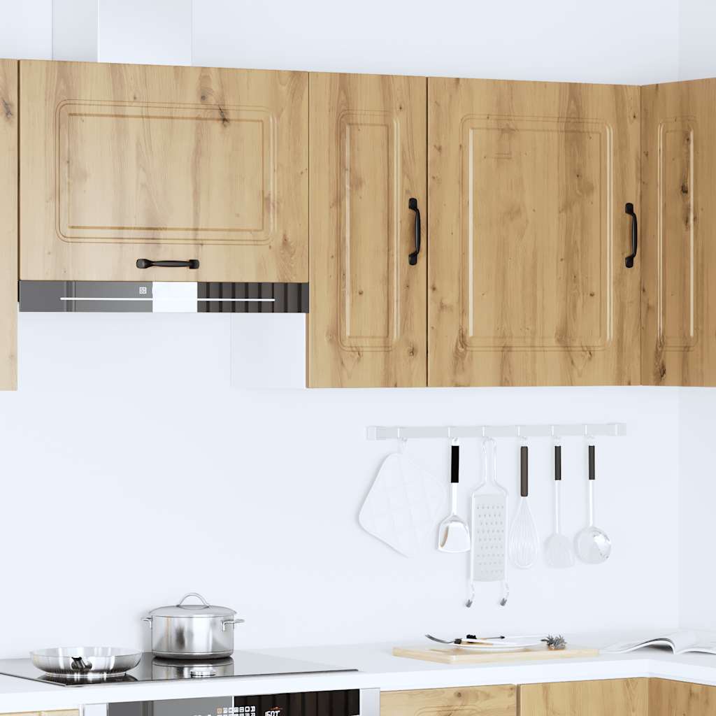 Pensile da Cucina Kalmar Rovere Artigianale Legno Multistrato - homemem39