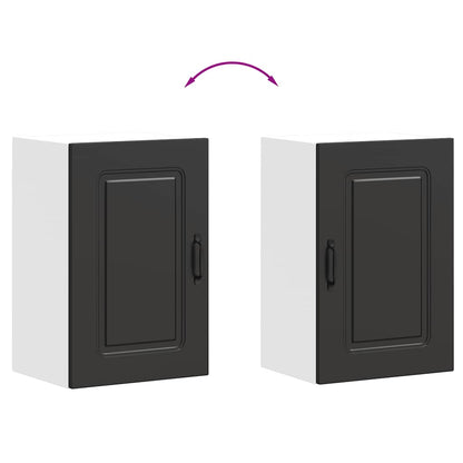Pensile da Cucina Kalmar Nero in Legno Multistrato - homemem39