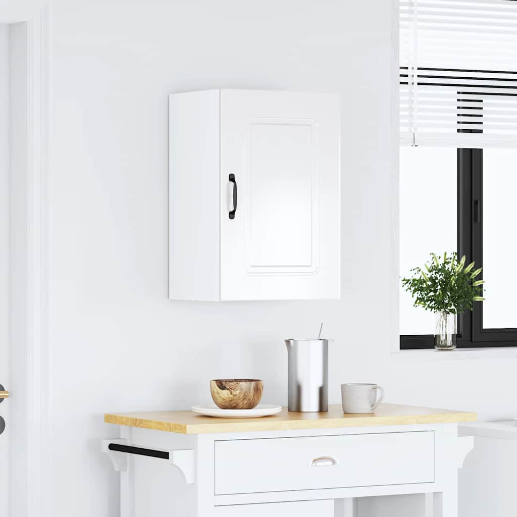 Base da Cucina Kalmar Bianco Lucido in Legno Multistrato | homemem39
