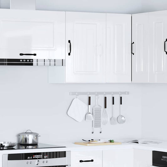 Base da Cucina Kalmar Bianco Lucido in Legno Multistrato - homemem39