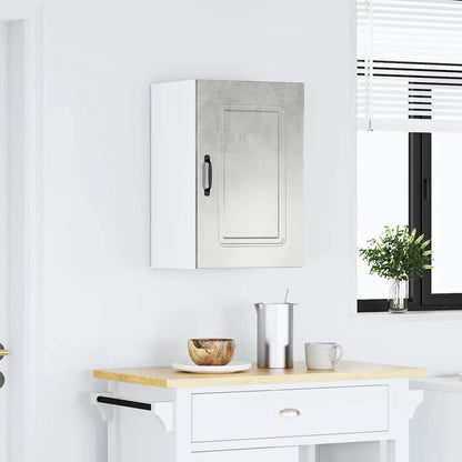 Pensile da Cucina Kalmar Grigio Cemento in Legno Multistrato - homemem39