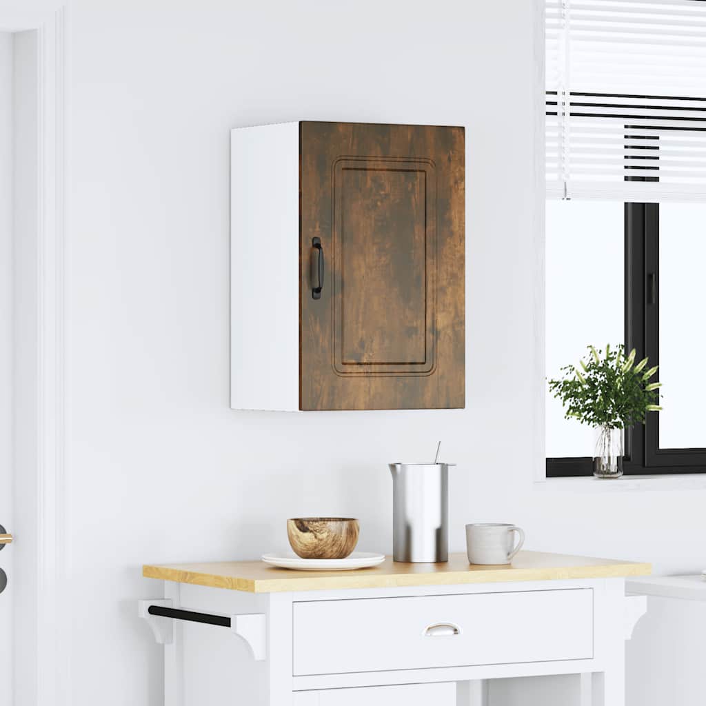 Pensile da Cucina Kalmar Rovere Fumo in Legno Multistrato - homemem39