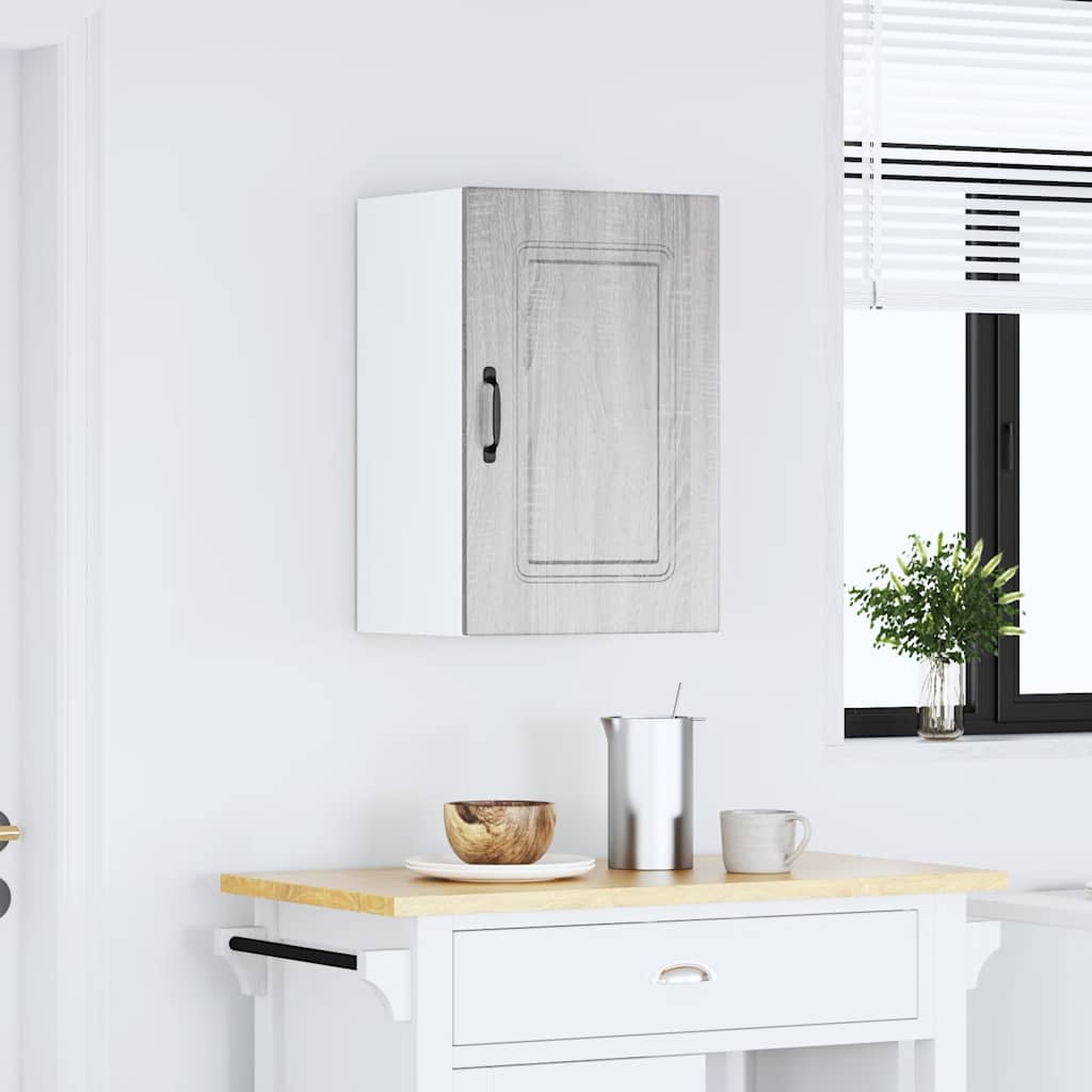 Pensile da Cucina Kalmar Grigio Sonoma in Legno Multistrato - homemem39