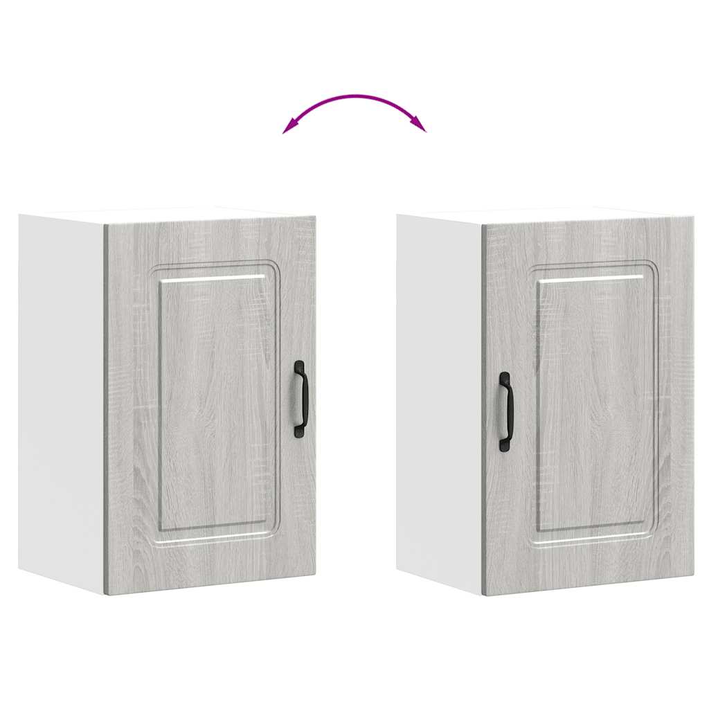 Pensile da Cucina Kalmar Grigio Sonoma in Legno Multistrato | homemem39