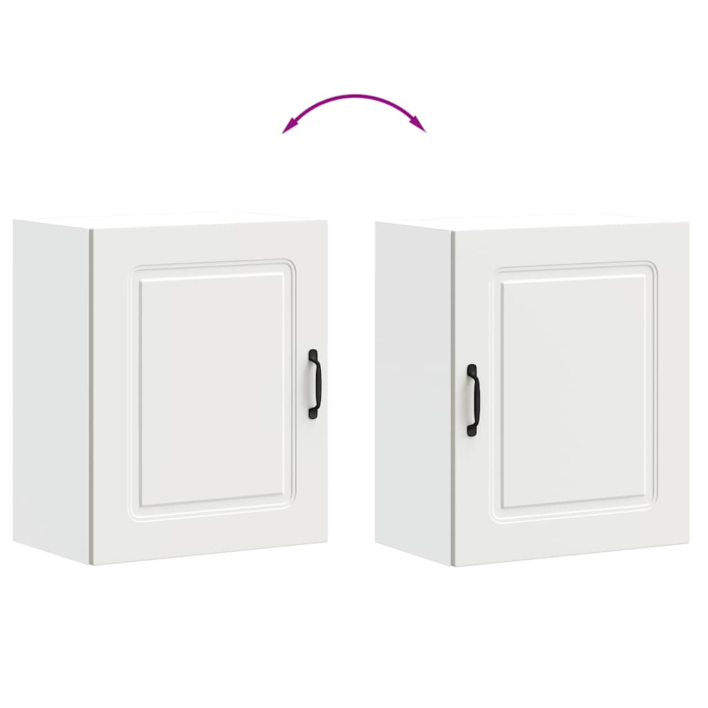 Pensile da Cucina Kalmar Bianco in Legno Multistrato - homemem39