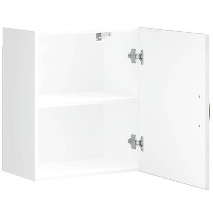Pensili da cucina 2 pz Kalmar in Legno Multistrato Bianco Lucido | homemem39