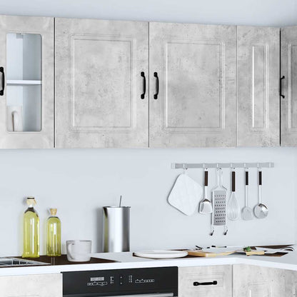 Pensili da cucina 2 pz Kalmar in Legno Multistrato Grigio cemento | homemem39