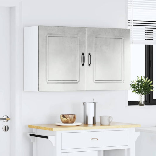 Pensili da cucina 2 pz Kalmar in Legno Multistrato Grigio cemento | homemem39